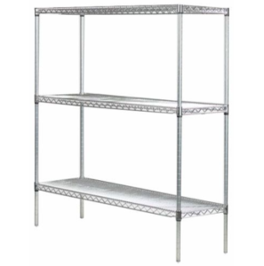 chrome wire shelving