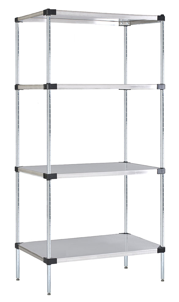 Solid Stainless Shelving Units