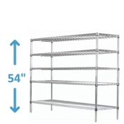 54" High Stainless Steel Wire Starter Units