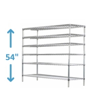54" High Stainless Steel Wire Starter Units