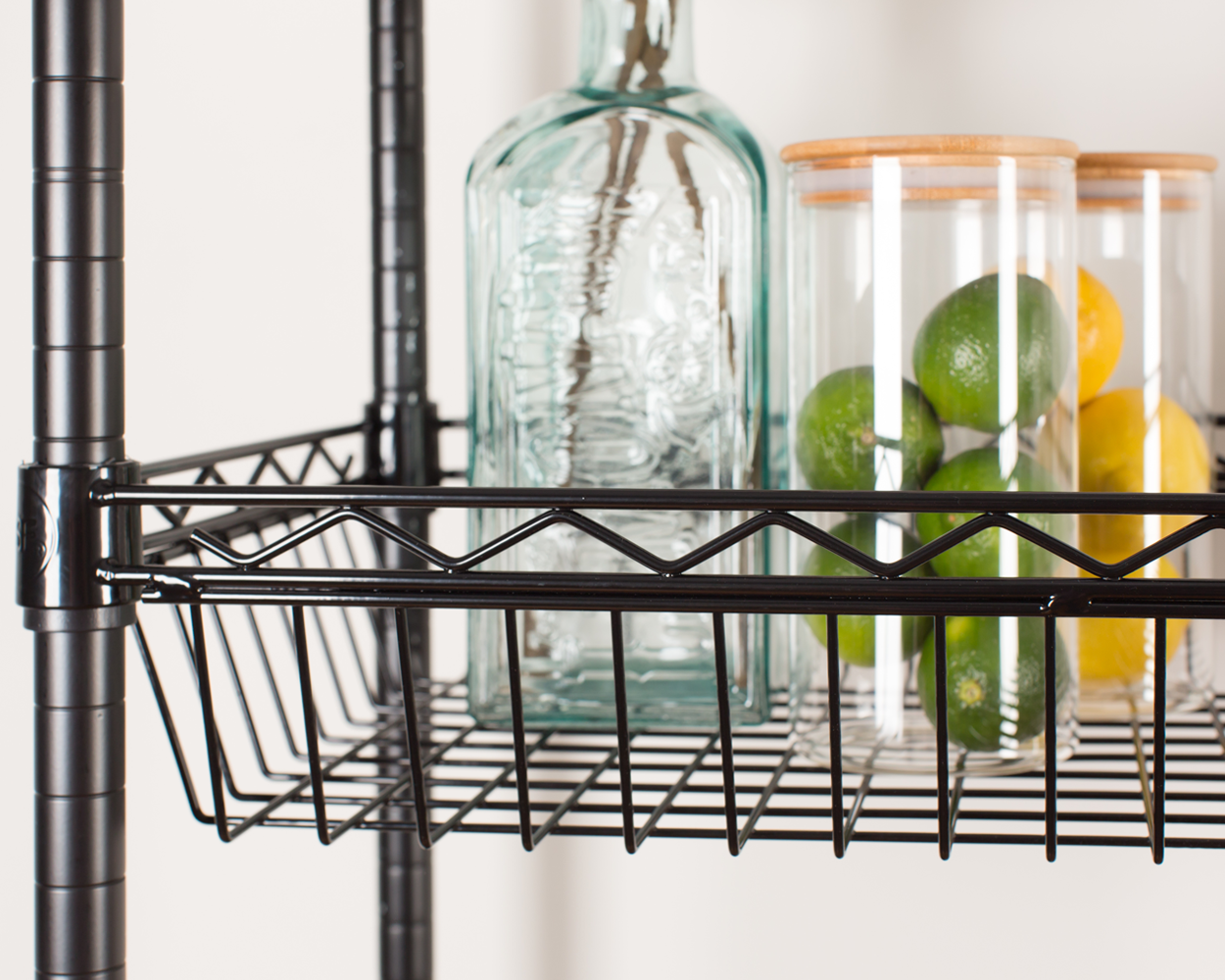 6 Tier Basket Wire Shelving Units