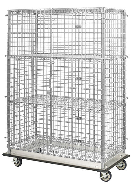 Dolly Based Wire Security Cages