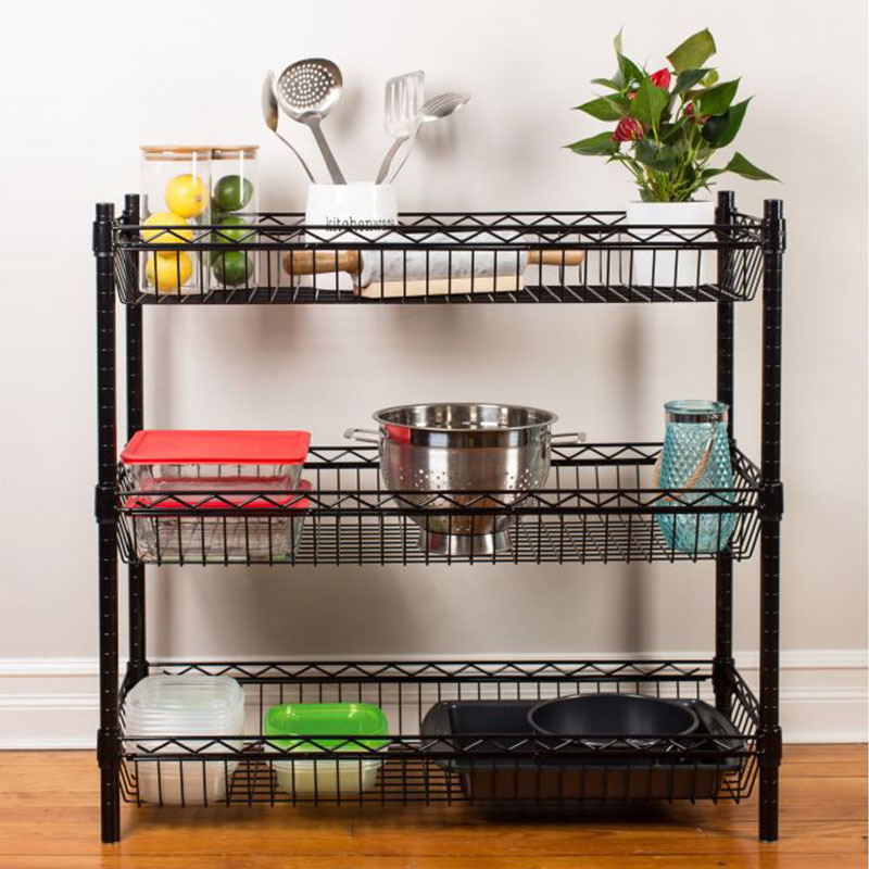 Narrow Basket Shelving