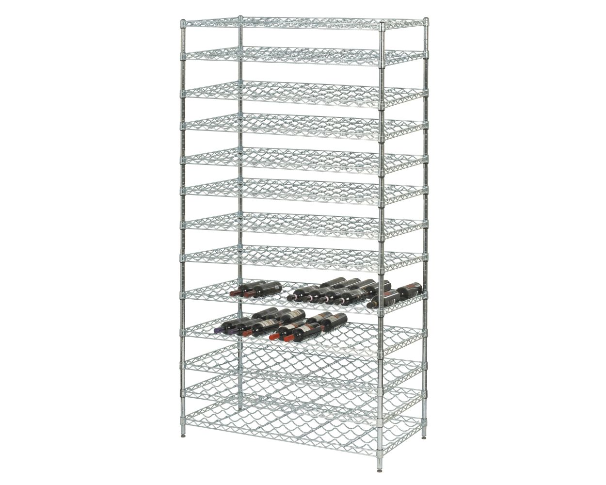 Wire online wine shelf