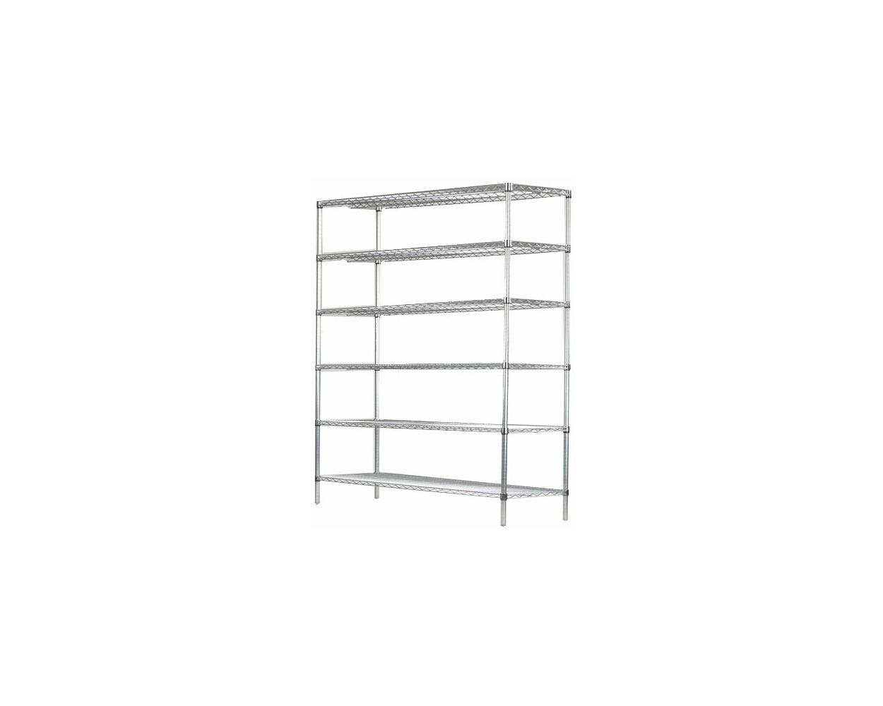 HDX 6-Tier Commercial Grade Heavy Duty Steel Wire Shelving Unit in