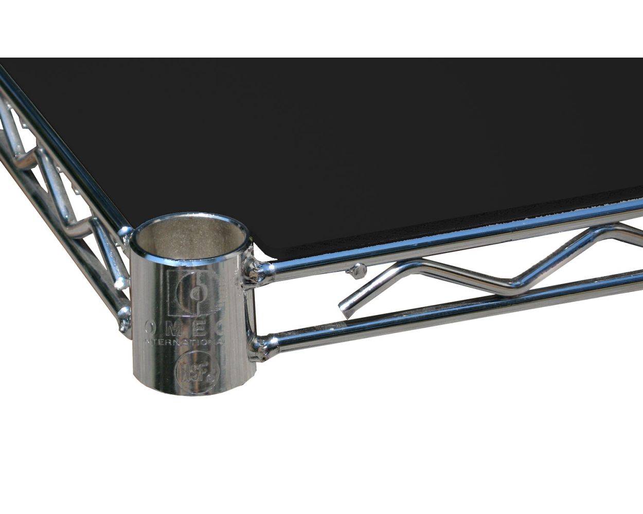 Individual 18" Deep x 24" Wide Black Shelf Liners by Omega Products