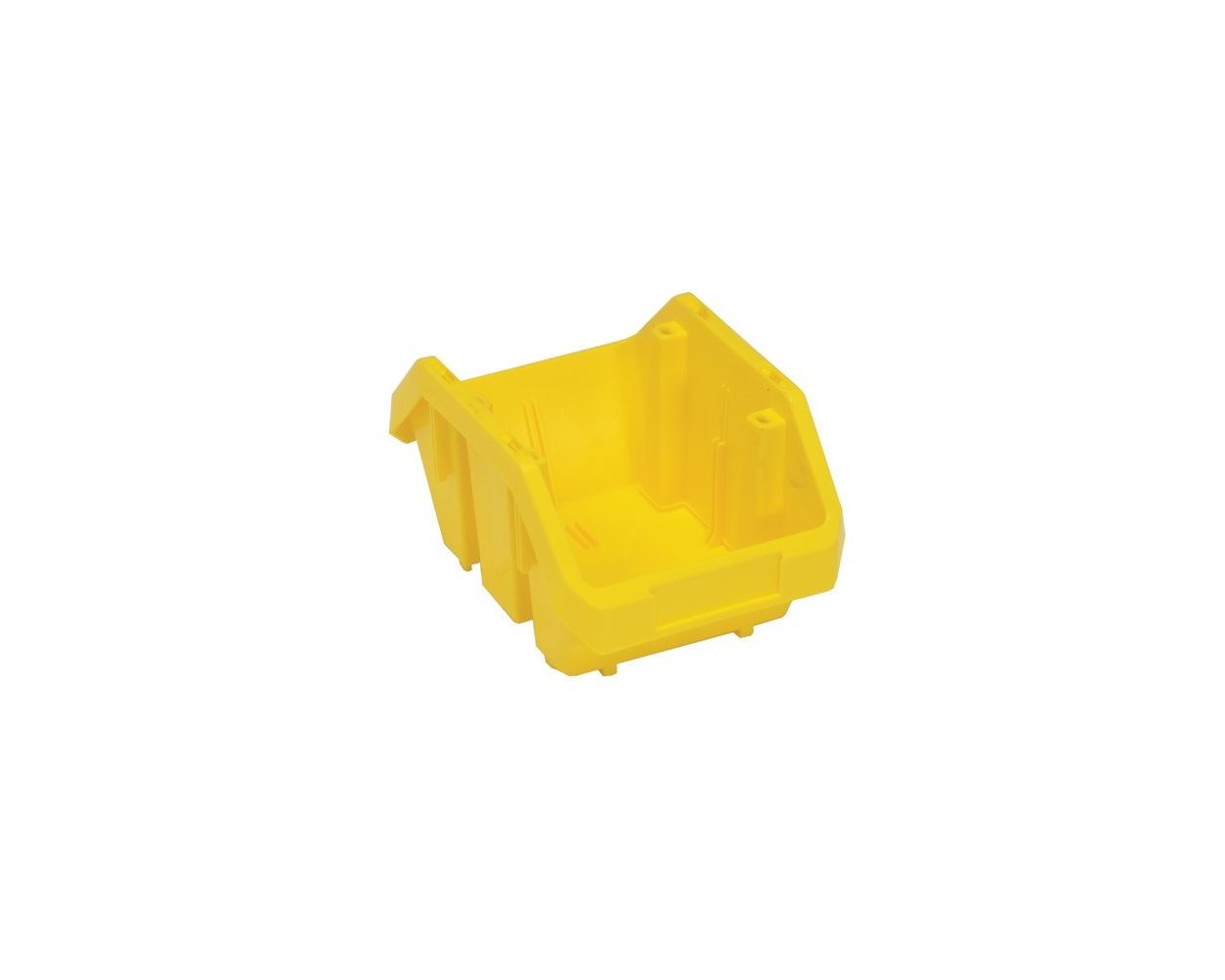 14" Deep x 9 1/4" Wide x 6 1/2" High Yellow Double Hopper Bin by Omega