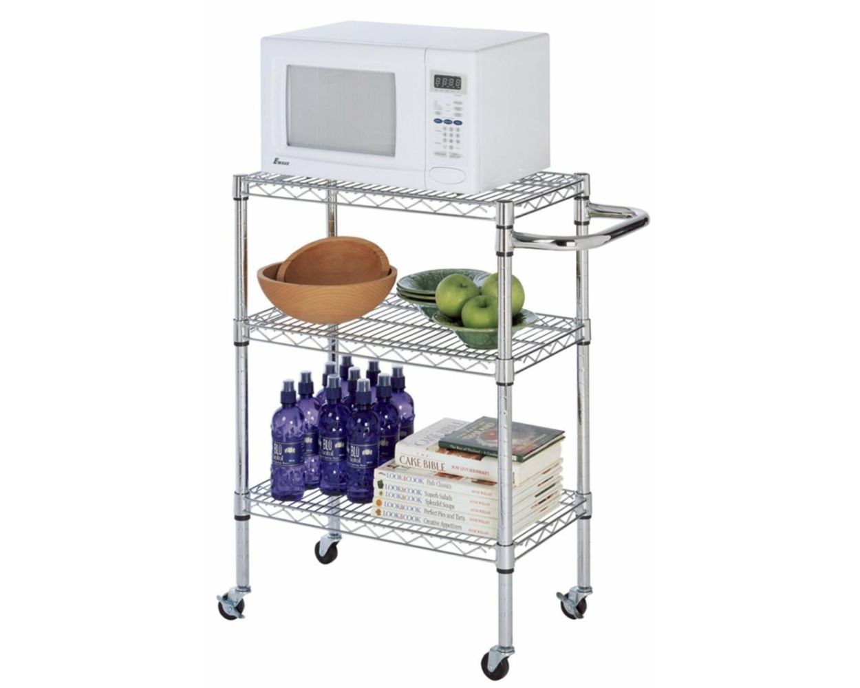 Chrome Kitchen Cart by Omega Products Corporation