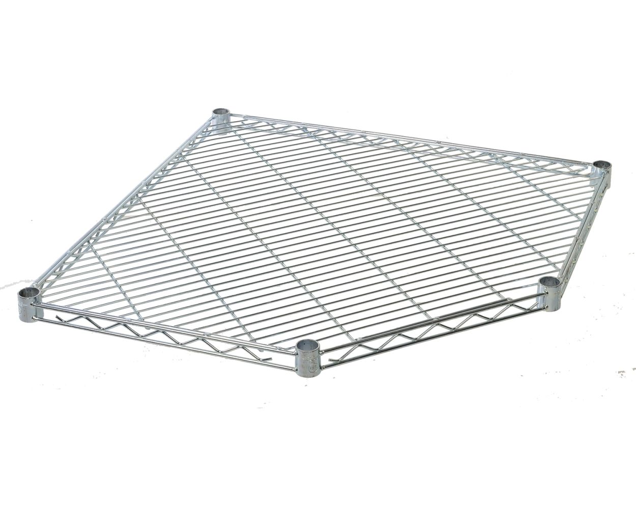 Wire sales corner shelving