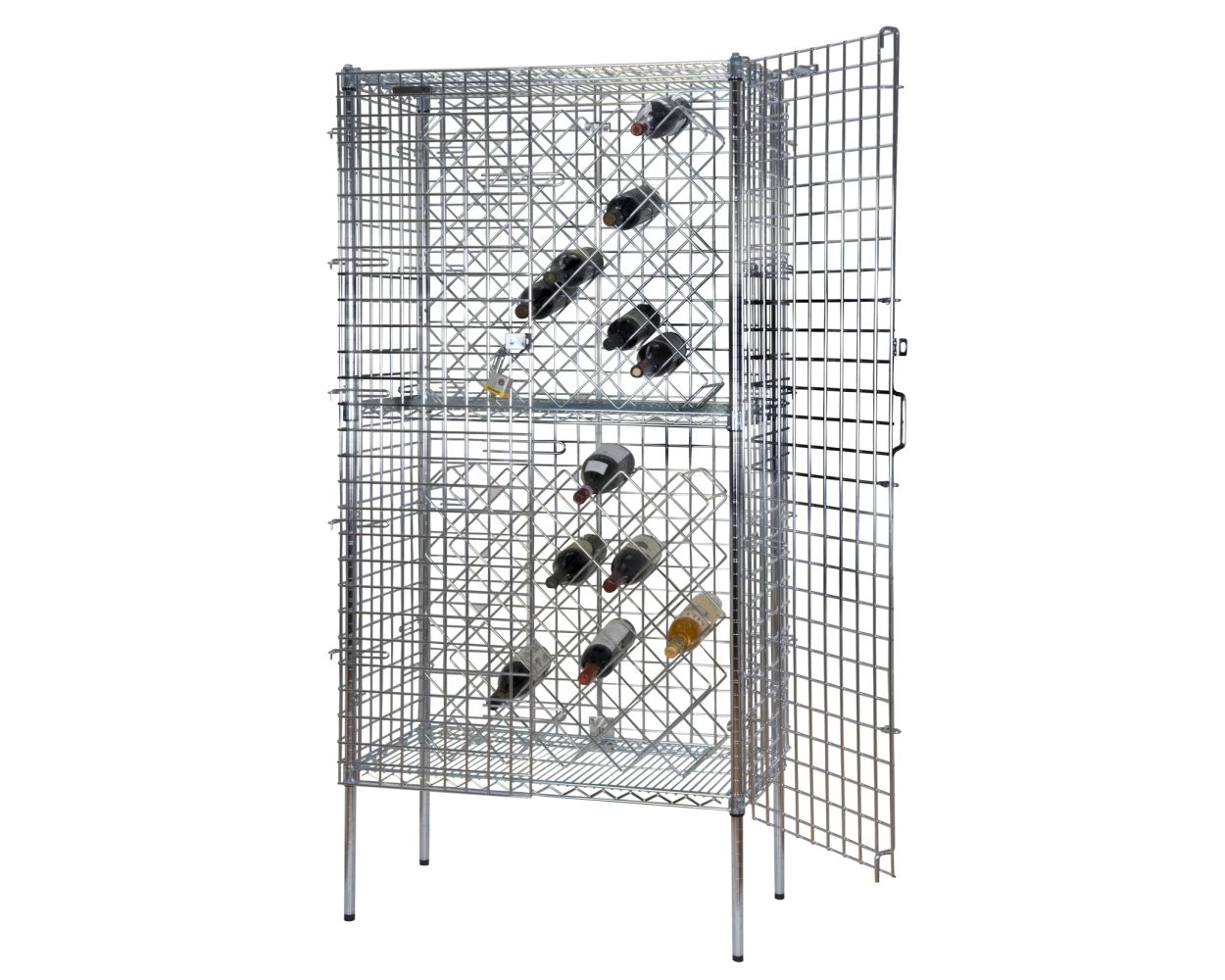 Security Cage Lockable Liquor Storage Dandk Organizer